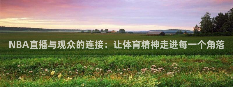 熊猫体育直播体验升级版.苹果进.org：NBA直播与观众的连接：让体育精神走进每一个角落